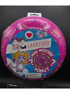 LankyBox Mini Mystery Donut Set New Mystery Toys 3+ Bonkers Toy Co Fun Gift